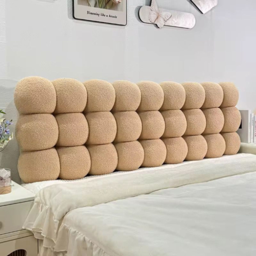 Snowball Cream Headboard Cushion