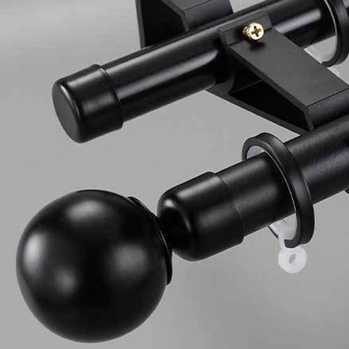4m Curtain Rod Alloy Extendable Round