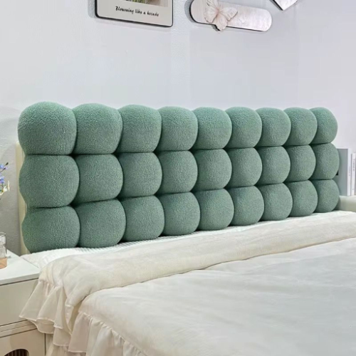 Snowball Green Headboard Cushion