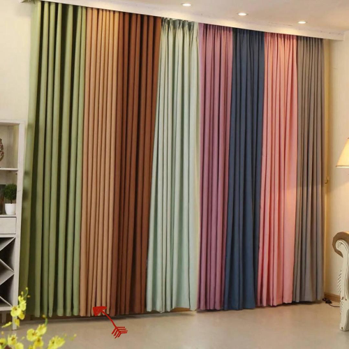 Caramel Brown Curtain 1pc.
