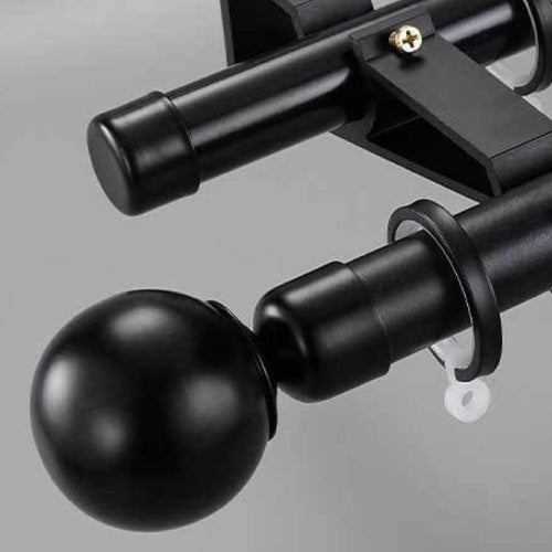 3m Round Curtain Rod Alloy Extendable