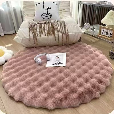 Round Fur Carpet 120CM