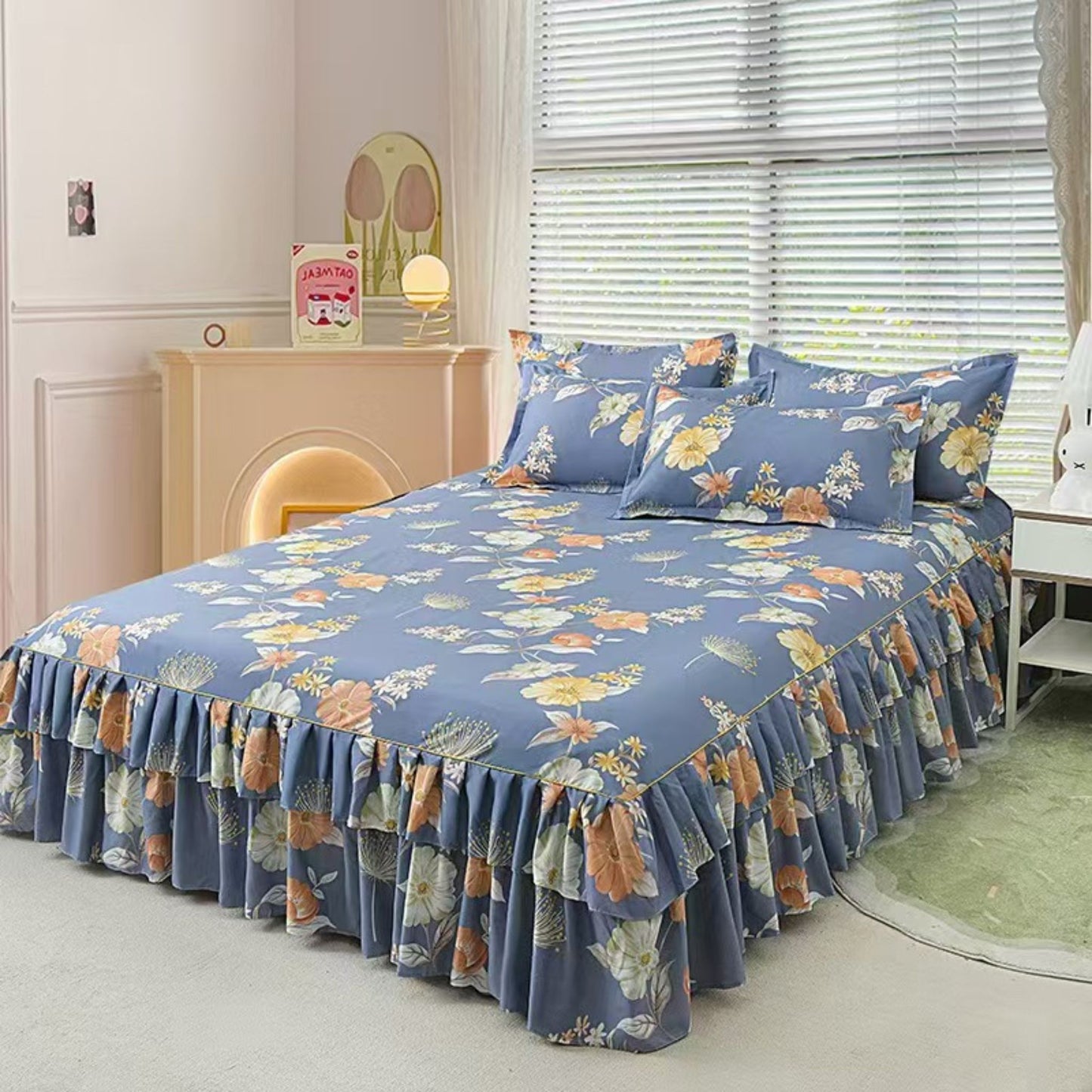 Bed Skirt Color Blue