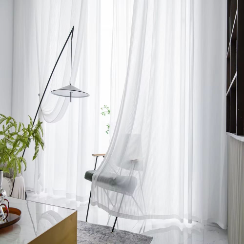 White Sheer Curtain 1pc.