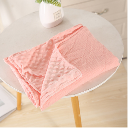 100% Cotton Baby Blanket Pink
