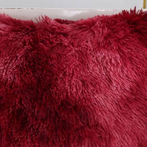 Square Cushion Fur Pillow