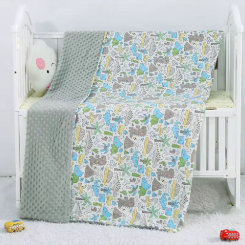 100% Cotton Baby Quilt Green