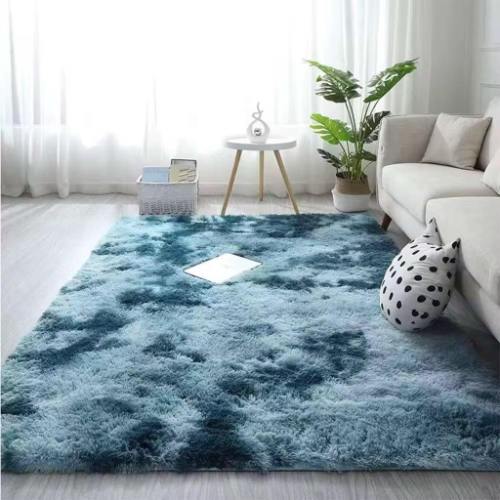 Shaggy Blue Carpet
