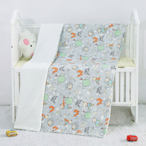 100% Cotton Baby Blanket White