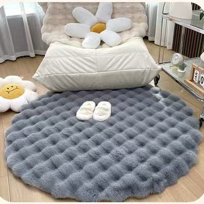 Round Fur Carpet 120CM