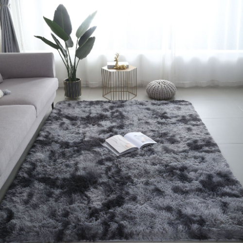 Shaggy Gray Carpet