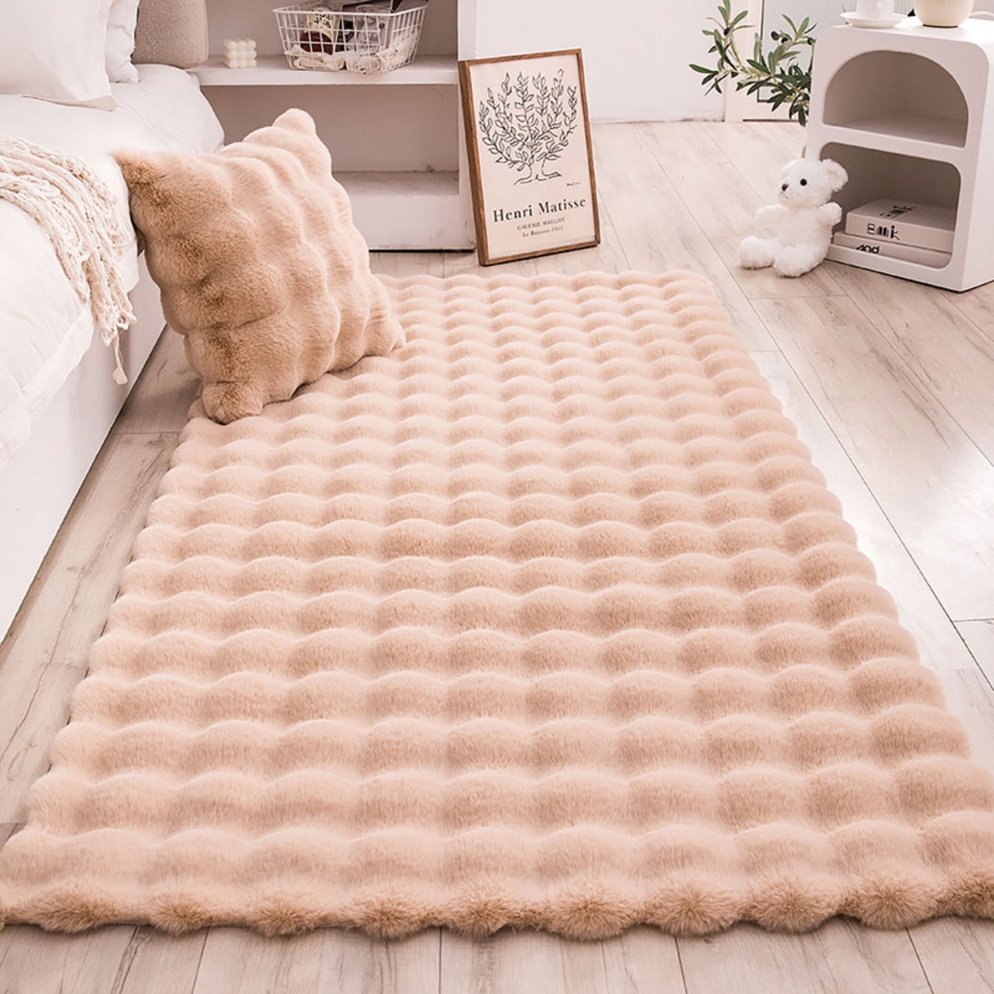Rectangle Fur Carpet 80x160cm