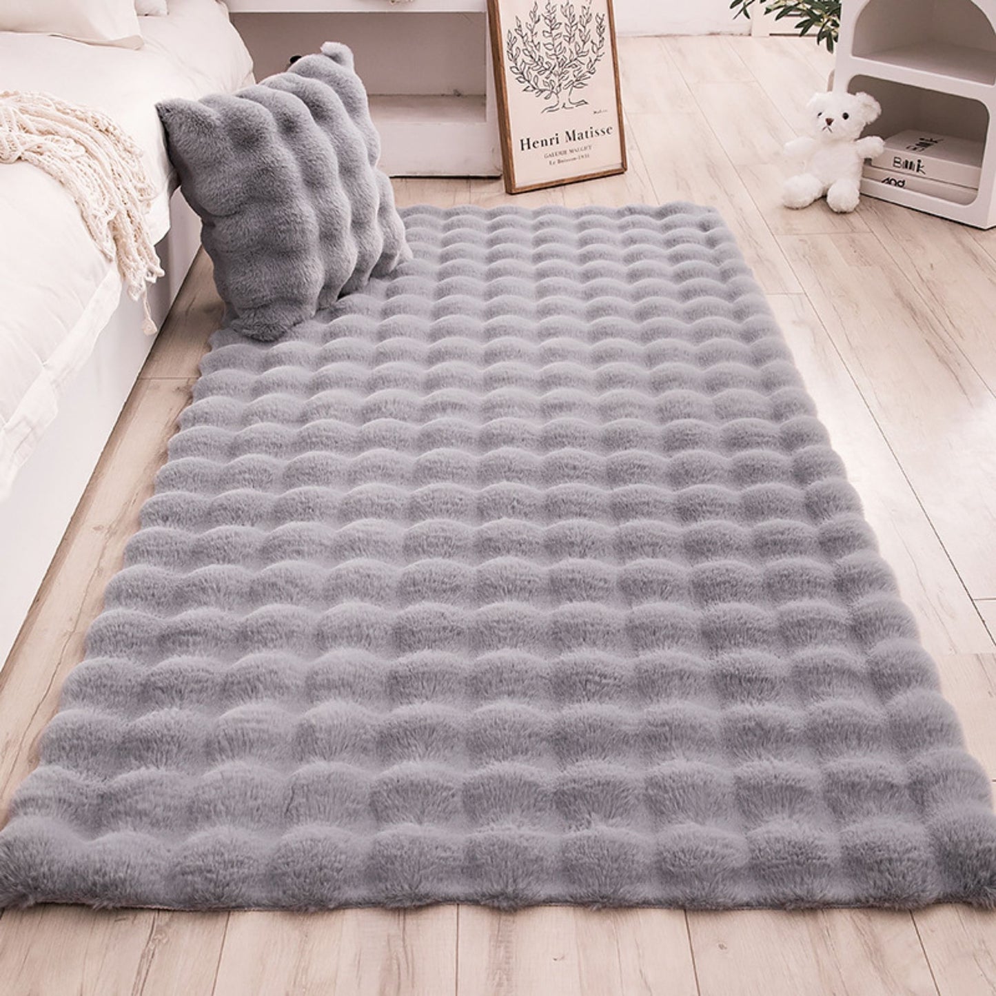 Rectangle Fur Carpet 80x160cm