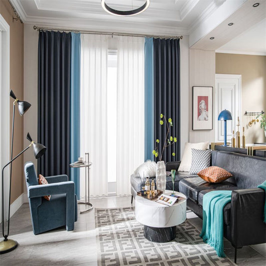 Sapphire Breeze L Curtain 2pcs165x214cm/pc