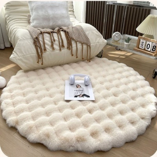 Round Fur Carpet 120CM