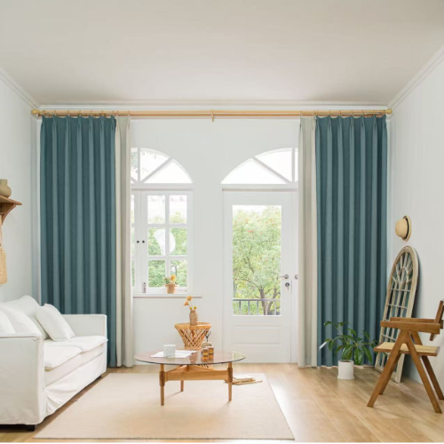 Amber Yellow L Curtain 2pcs 165x214cm/pc.