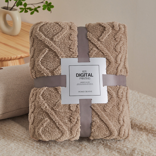 Single Size Brown Soft Blanket