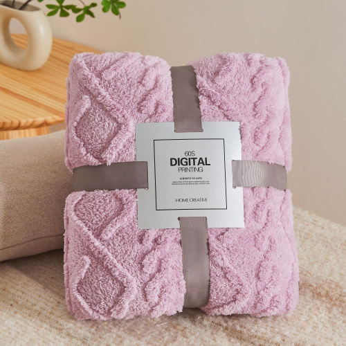Single Size Purple Soft Blanket