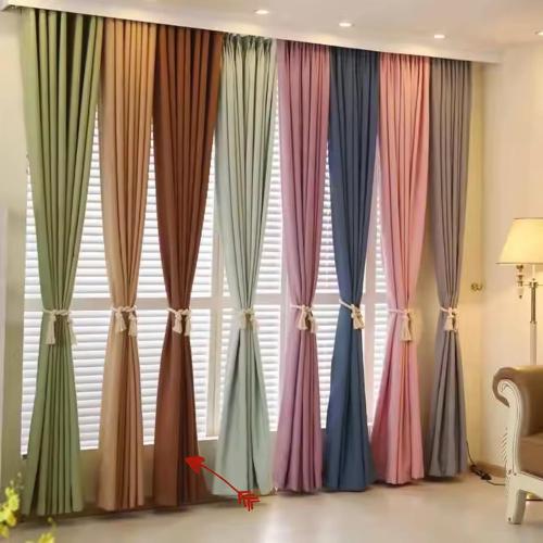 Cocoa Brown Curtain 1pc.