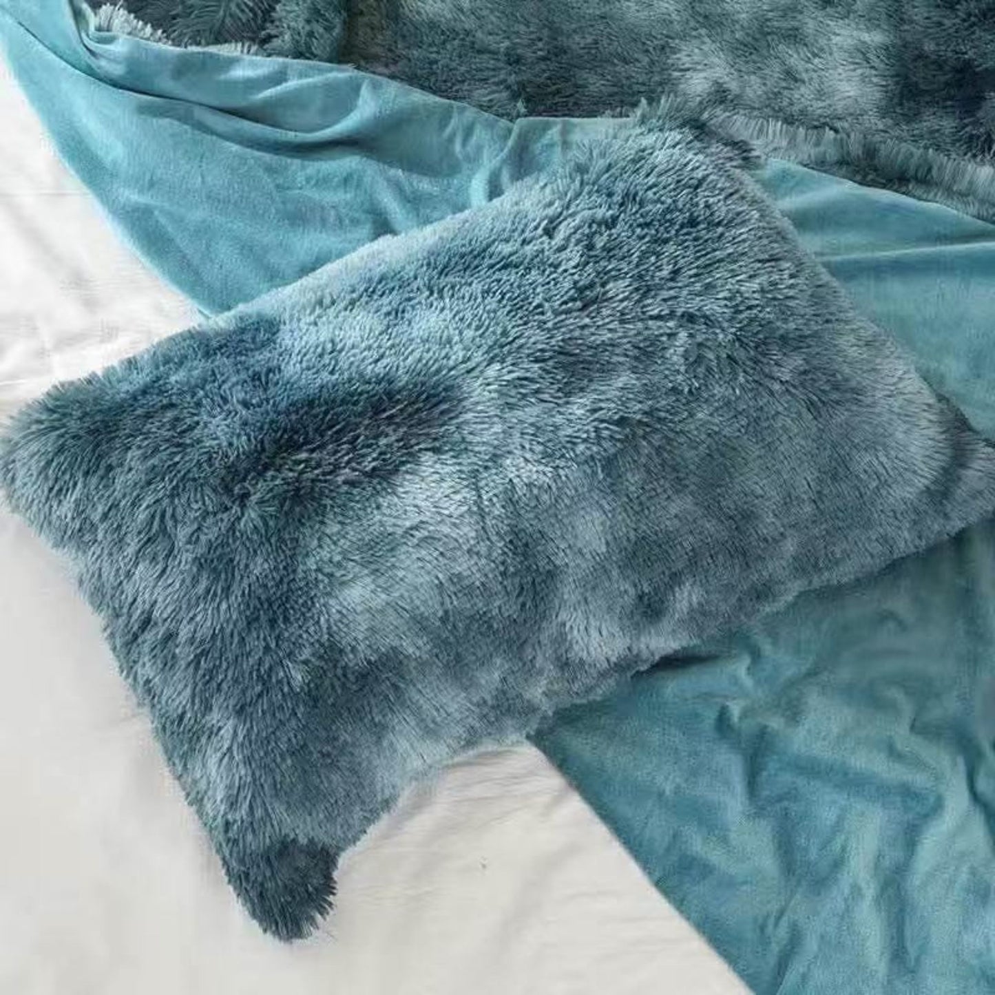 Rectangle Fur Pillow