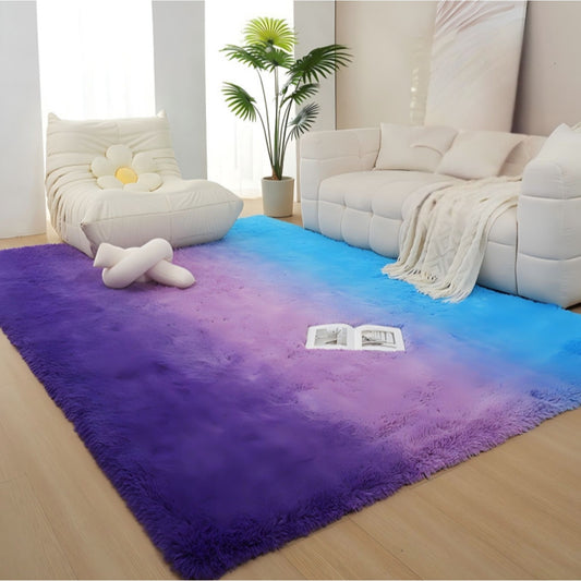 Shaggy Dark Purple Carpet