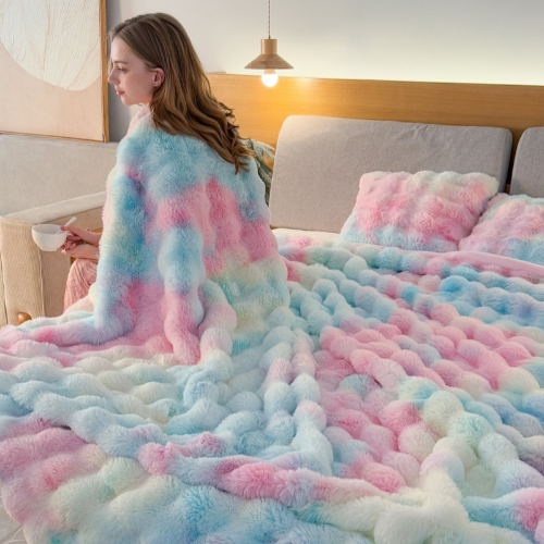 Cozy Blanket Queen Size Multi Color