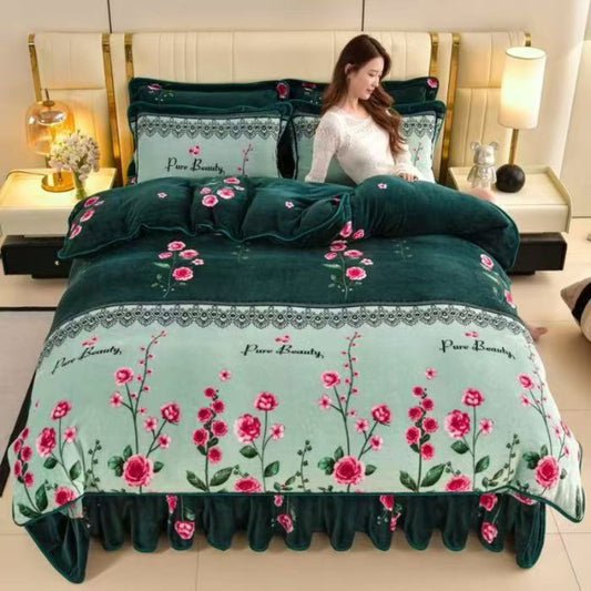 Duvet Cover Set Green